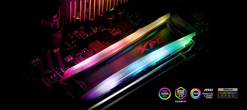 XPG SPECTRIX S40G RGB Lighting